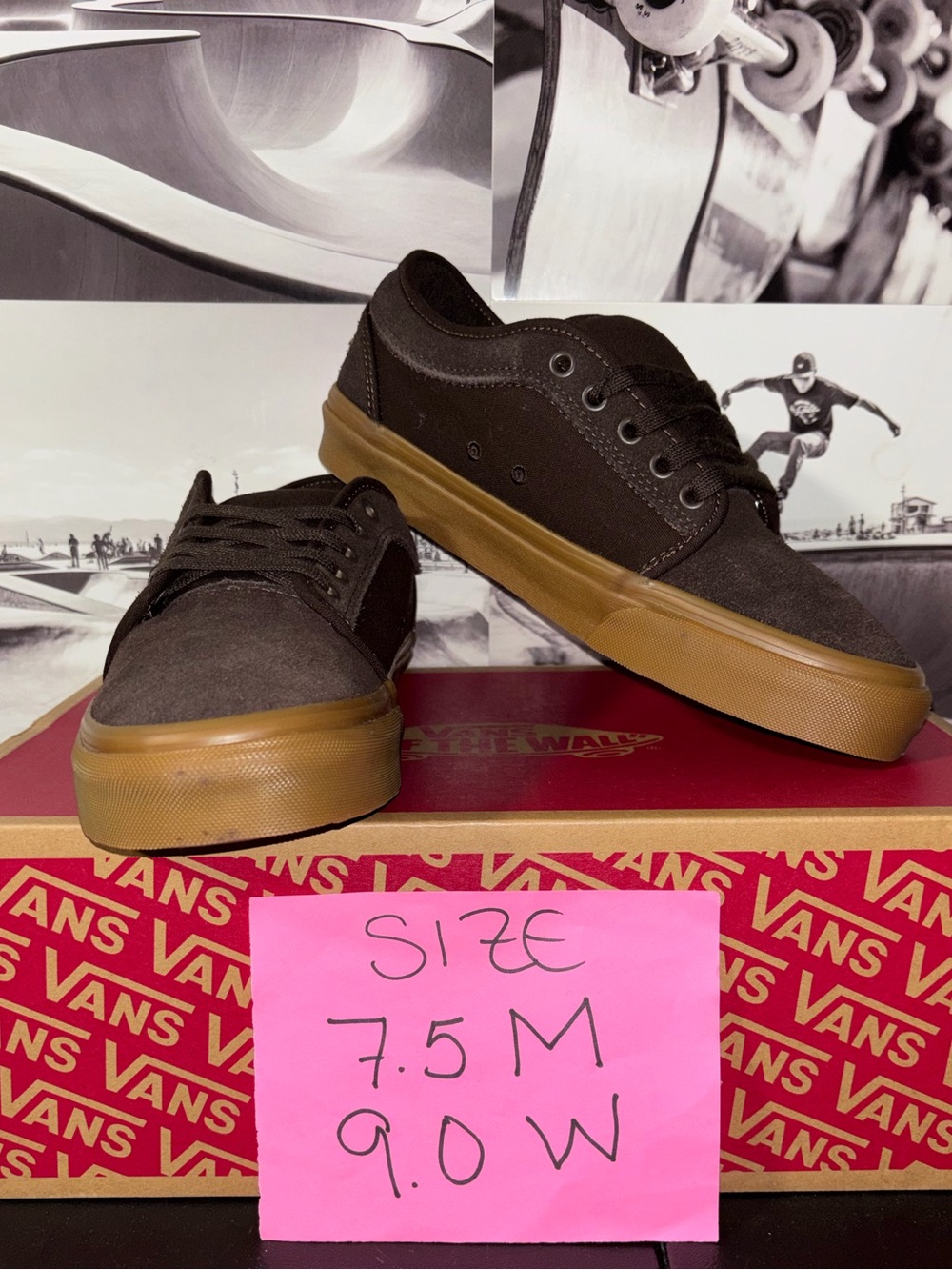 Vans Skate Chukka Low sz 7.5 Men’s 9.0 Woman